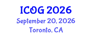 International Conference on Obstetrics and Gynaecology (ICOG) September 20, 2026 - Toronto, Canada