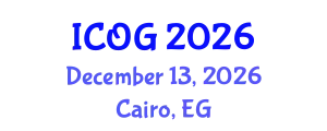 International Conference on Obstetrics and Gynaecology (ICOG) December 13, 2026 - Cairo, Egypt