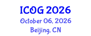 International Conference on Obstetrics and Gynaecology (ICOG) October 06, 2026 - Beijing, China