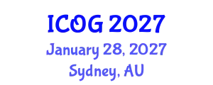 International Conference on Obstetrics and Gynaecology (ICOG) January 28, 2027 - Sydney, Australia