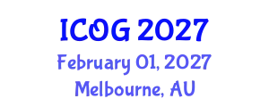 International Conference on Obstetrics and Gynaecology (ICOG) February 01, 2027 - Melbourne, Australia