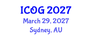 International Conference on Obstetrics and Gynaecology (ICOG) March 29, 2027 - Sydney, Australia