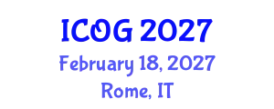International Conference on Obstetrics and Gynaecology (ICOG) February 18, 2027 - Rome, Italy