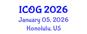 International Conference on Obstetrics and Gynaecology (ICOG) January 05, 2026 - Honolulu, United States