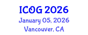 International Conference on Obstetrics and Gynaecology (ICOG) January 05, 2026 - Vancouver, Canada