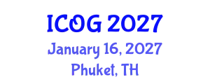 International Conference on Obstetrics and Gynaecology (ICOG) January 16, 2027 - Phuket, Thailand