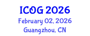 International Conference on Obstetrics and Gynaecology (ICOG) February 02, 2026 - Guangzhou, China