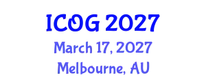 International Conference on Obstetrics and Gynaecology (ICOG) March 17, 2027 - Melbourne, Australia