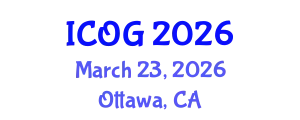 International Conference on Obstetrics and Gynaecology (ICOG) March 23, 2026 - Ottawa, Canada