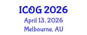 International Conference on Obstetrics and Gynaecology (ICOG) April 13, 2026 - Melbourne, Australia