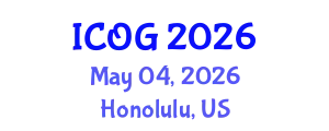 International Conference on Obstetrics and Gynaecology (ICOG) May 04, 2026 - Honolulu, United States