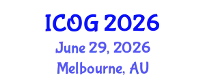 International Conference on Obstetrics and Gynaecology (ICOG) June 29, 2026 - Melbourne, Australia