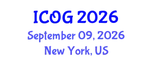 International Conference on Obstetrics and Gynaecology (ICOG) September 09, 2026 - New York, United States