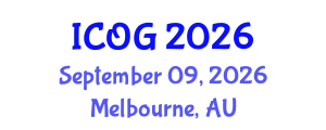 International Conference on Obstetrics and Gynaecology (ICOG) September 09, 2026 - Melbourne, Australia