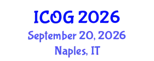 International Conference on Obstetrics and Gynaecology (ICOG) September 20, 2026 - Naples, Italy