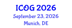 International Conference on Obstetrics and Gynaecology (ICOG) September 23, 2026 - Munich, Germany