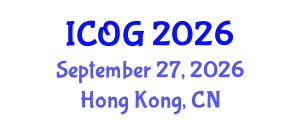 International Conference on Obstetrics and Gynaecology (ICOG) September 27, 2026 - Hong Kong, China