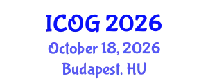 International Conference on Obstetrics and Gynaecology (ICOG) October 18, 2026 - Budapest, Hungary