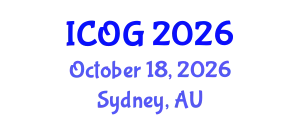 International Conference on Obstetrics and Gynaecology (ICOG) October 18, 2026 - Sydney, Australia