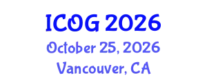 International Conference on Obstetrics and Gynaecology (ICOG) October 25, 2026 - Vancouver, Canada
