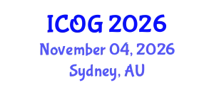 International Conference on Obstetrics and Gynaecology (ICOG) November 04, 2026 - Sydney, Australia