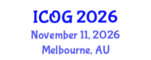 International Conference on Obstetrics and Gynaecology (ICOG) November 11, 2026 - Melbourne, Australia