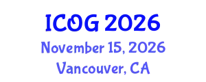International Conference on Obstetrics and Gynaecology (ICOG) November 15, 2026 - Vancouver, Canada