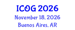 International Conference on Obstetrics and Gynaecology (ICOG) November 18, 2026 - Buenos Aires, Argentina