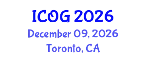 International Conference on Obstetrics and Gynaecology (ICOG) December 09, 2026 - Toronto, Canada