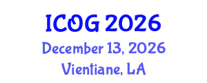 International Conference on Obstetrics and Gynaecology (ICOG) December 13, 2026 - Vientiane, Laos