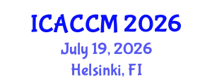 International Conference on Anesthesiology and Critical Care Medicine (ICACCM) July 19, 2026 - Helsinki, Finland