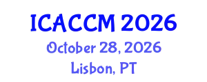 International Conference on Anesthesiology and Critical Care Medicine (ICACCM) October 28, 2026 - Lisbon, Portugal