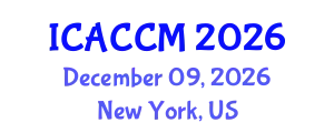 International Conference on Anesthesiology and Critical Care Medicine (ICACCM) December 09, 2026 - New York, United States