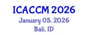 International Conference on Anesthesiology and Critical Care Medicine (ICACCM) January 05, 2026 - Bali, Indonesia