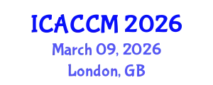 International Conference on Anesthesiology and Critical Care Medicine (ICACCM) March 09, 2026 - London, United Kingdom