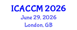 International Conference on Anesthesiology and Critical Care Medicine (ICACCM) June 29, 2026 - London, United Kingdom