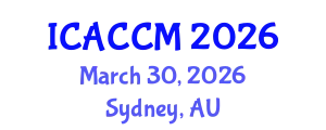 International Conference on Anesthesiology and Critical Care Medicine (ICACCM) March 30, 2026 - Sydney, Australia