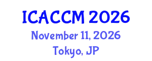 International Conference on Anesthesiology and Critical Care Medicine (ICACCM) November 11, 2026 - Tokyo, Japan