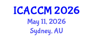International Conference on Anesthesiology and Critical Care Medicine (ICACCM) May 11, 2026 - Sydney, Australia