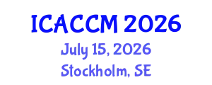 International Conference on Anesthesiology and Critical Care Medicine (ICACCM) July 15, 2026 - Stockholm, Sweden