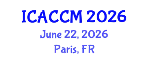 International Conference on Anesthesiology and Critical Care Medicine (ICACCM) June 22, 2026 - Paris, France