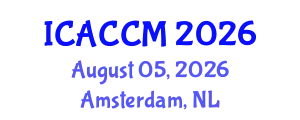 International Conference on Anesthesiology and Critical Care Medicine (ICACCM) August 05, 2026 - Amsterdam, Netherlands