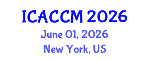 International Conference on Anesthesiology and Critical Care Medicine (ICACCM) June 01, 2026 - New York, United States