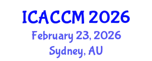 International Conference on Anesthesiology and Critical Care Medicine (ICACCM) February 23, 2026 - Sydney, Australia