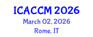 International Conference on Anesthesiology and Critical Care Medicine (ICACCM) March 02, 2026 - Rome, Italy