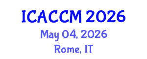 International Conference on Anesthesiology and Critical Care Medicine (ICACCM) May 04, 2026 - Rome, Italy