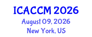 International Conference on Anesthesiology and Critical Care Medicine (ICACCM) August 09, 2026 - New York, United States