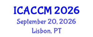 International Conference on Anesthesiology and Critical Care Medicine (ICACCM) September 20, 2026 - Lisbon, Portugal