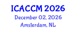 International Conference on Anesthesiology and Critical Care Medicine (ICACCM) December 02, 2026 - Amsterdam, Netherlands