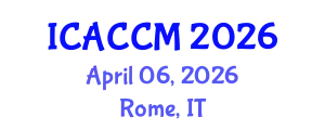 International Conference on Anesthesiology and Critical Care Medicine (ICACCM) April 06, 2026 - Rome, Italy